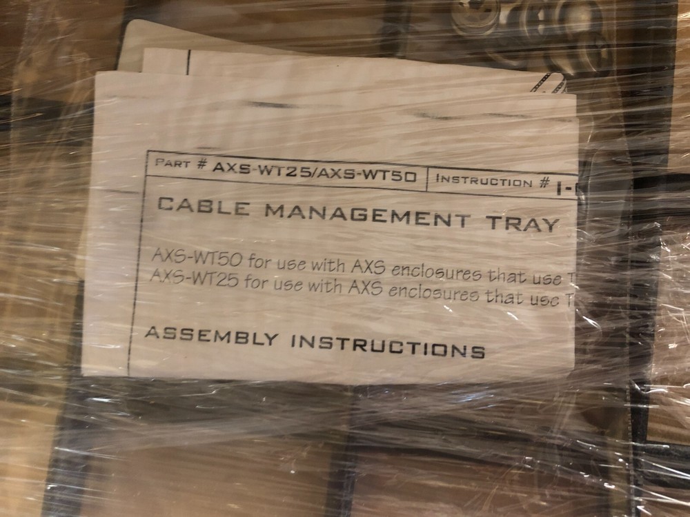 Middle Atlantic AXS-WT50 AXS Cable Carrier Wire Tray