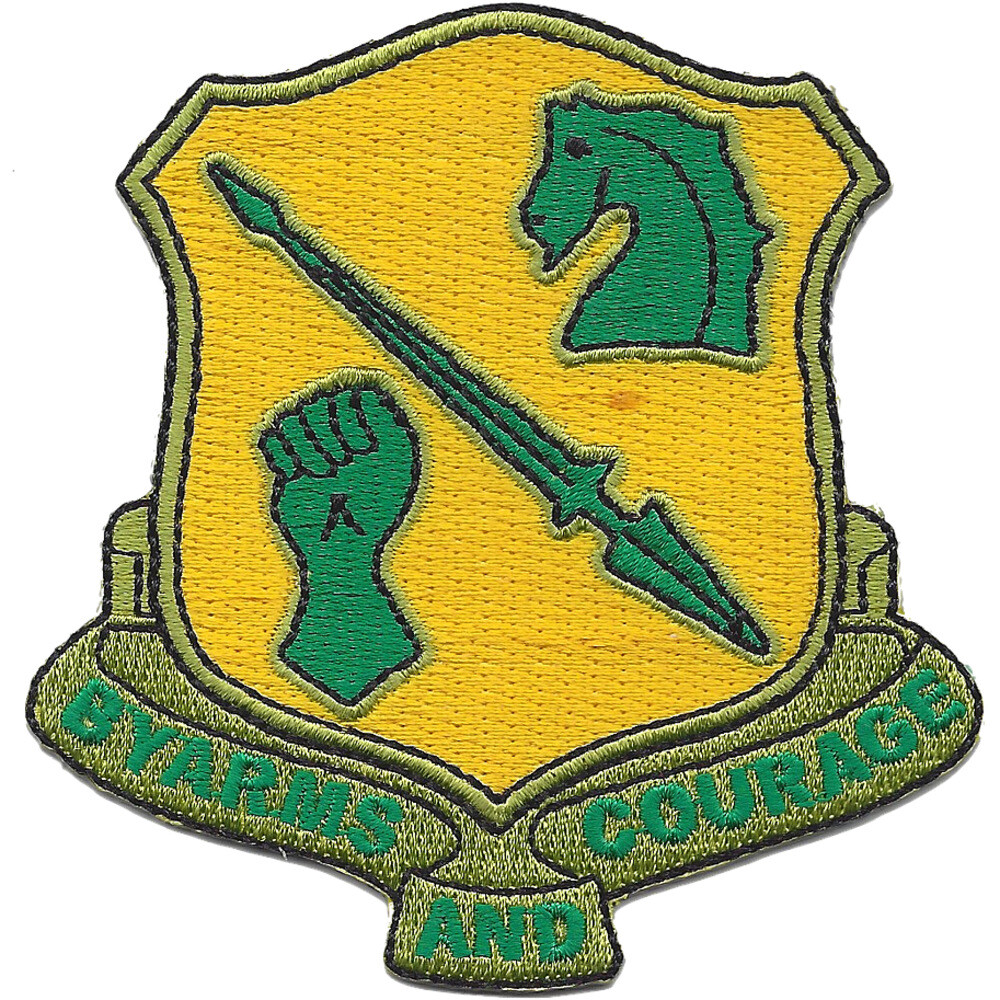 111th Armored Cavalry Regiment By Arms and Courage Patch