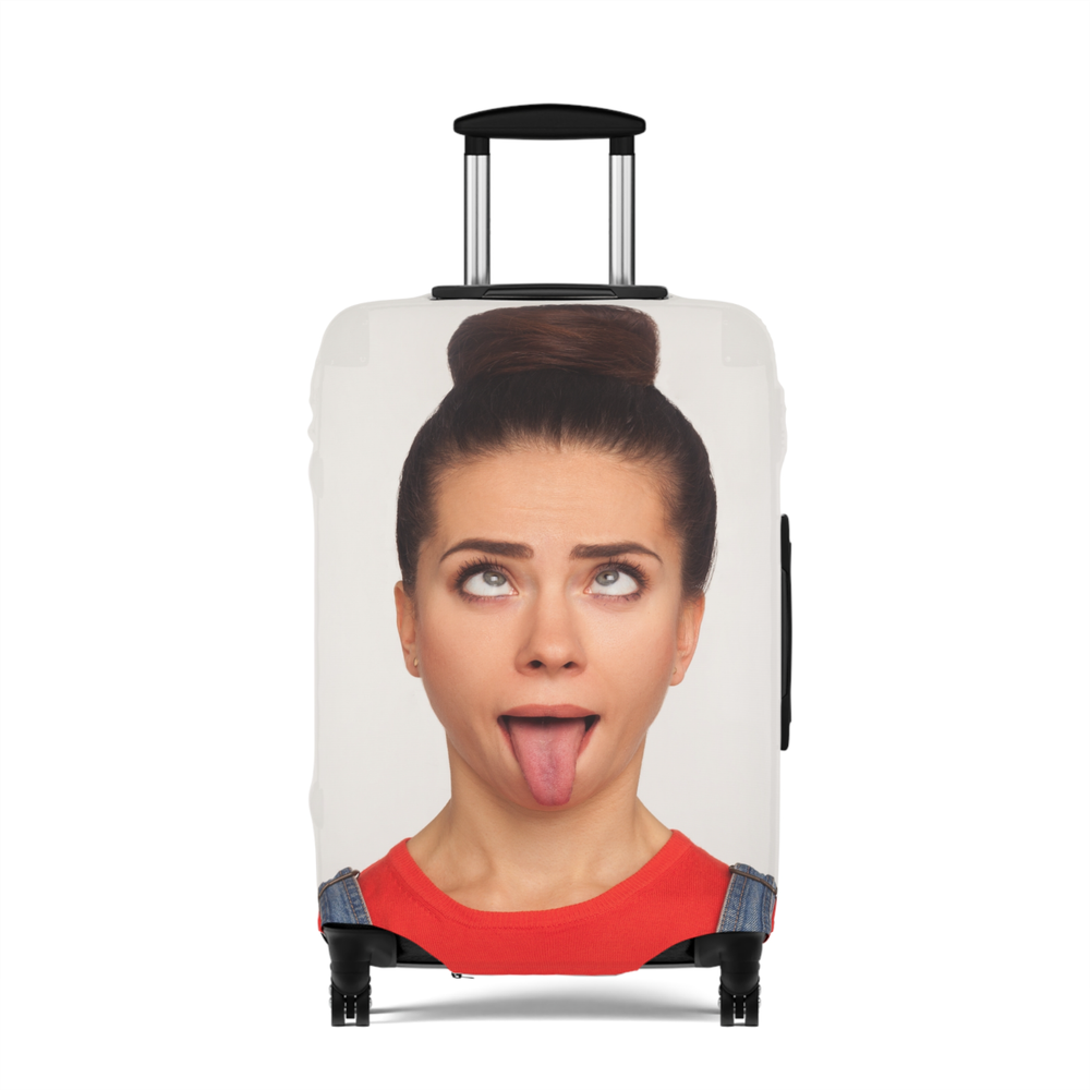 Custom Funny Personalized Photo Luggage Cover
