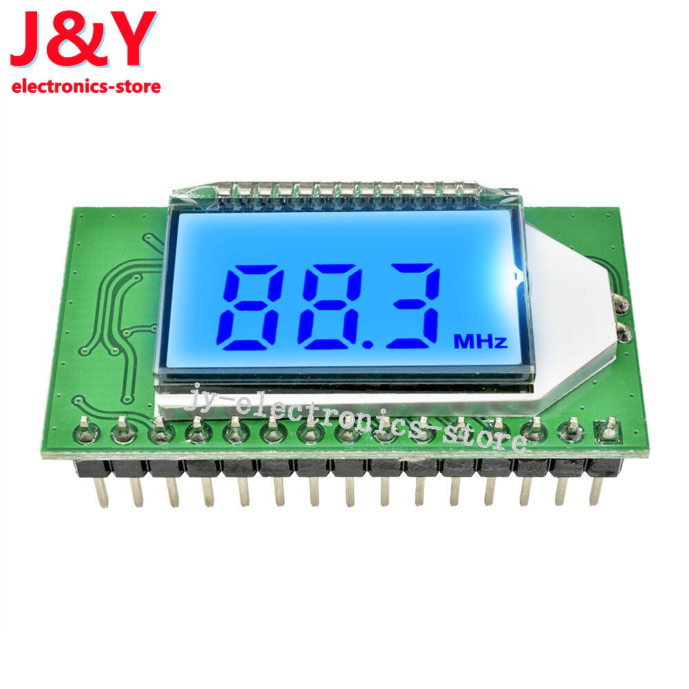 PLL LCD 87-108MHZ FM Radio Receiver Digital Module Wireless Microphone Stereo