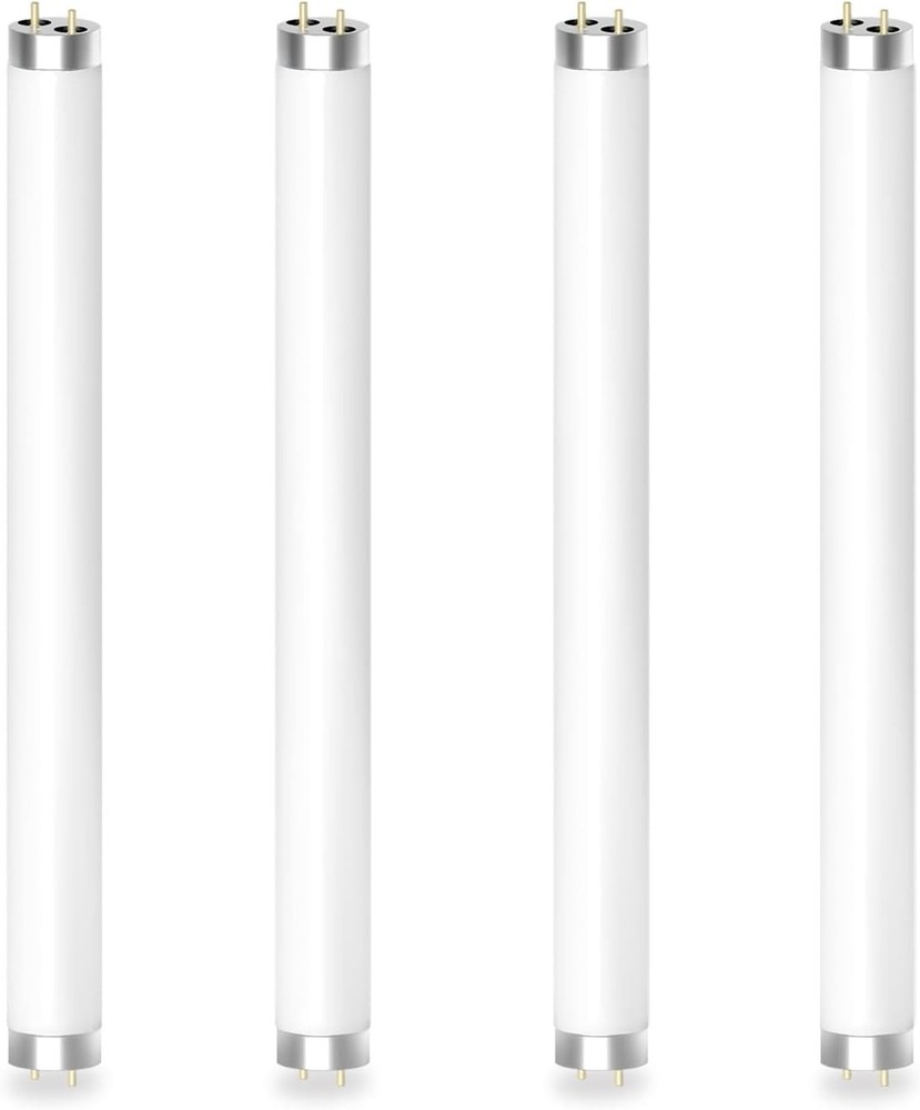 Fluorescent Bug Zapper Light Tubes 10W T8 - Attracts Insects Safely, 4 Pack