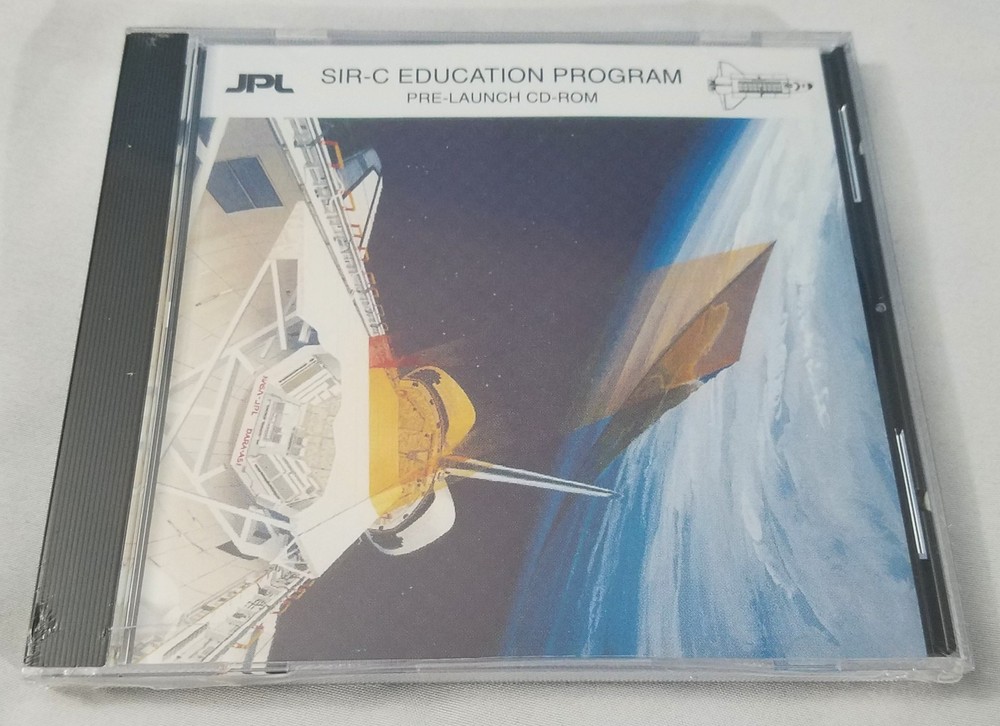 Vtg NASA Sir-C Education Program Pre-launch CD-Rom NEW SEALED space program jpl