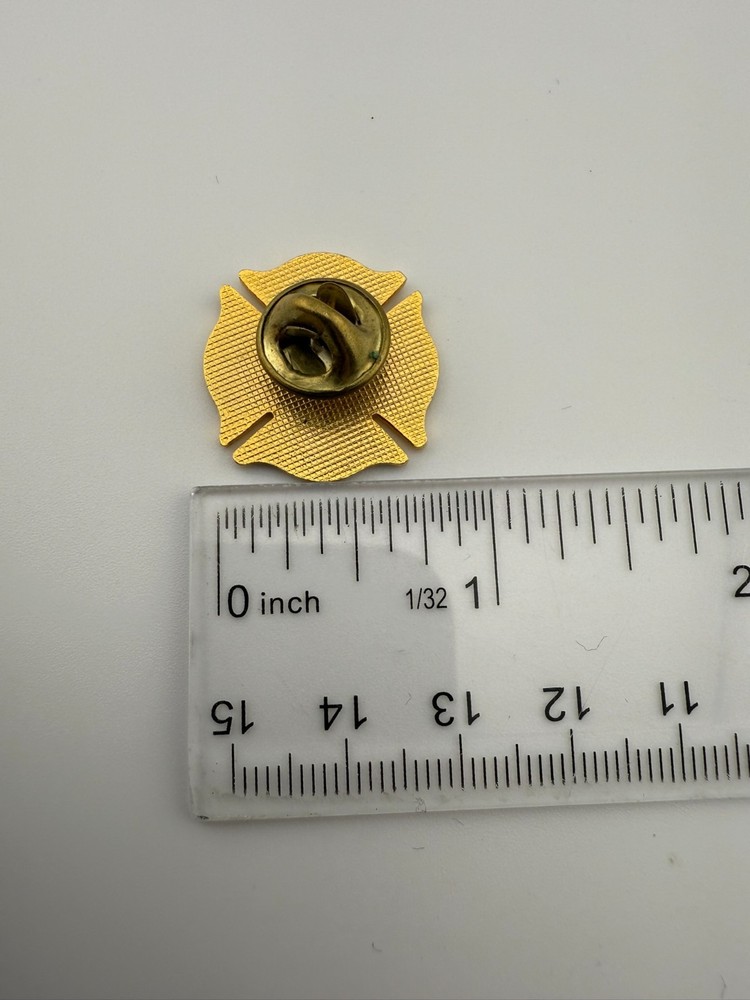 Fire Department Firefight Shield Lapel Hat Pin