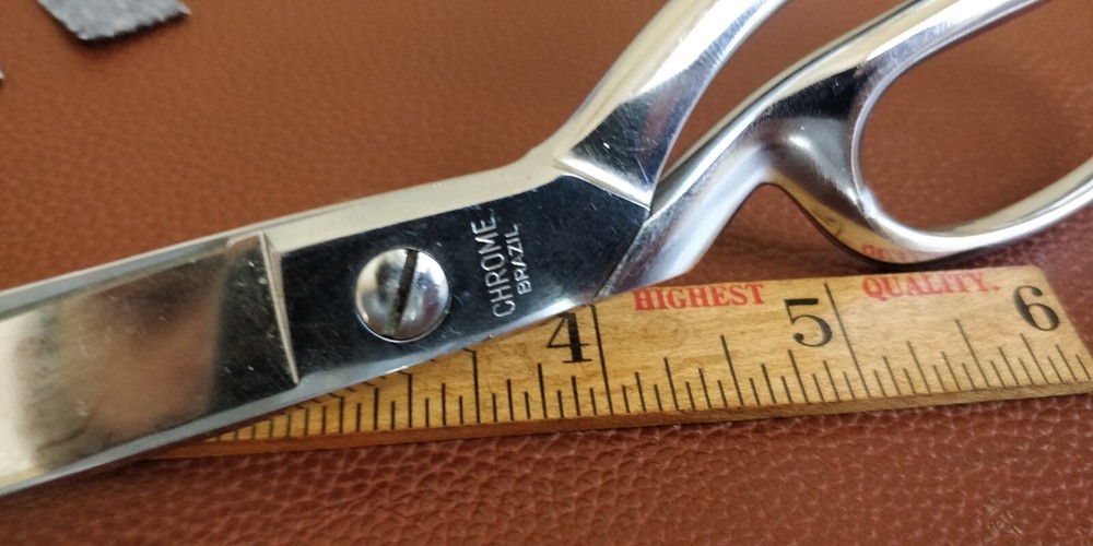 Gingher Chrome 8” Dressmakers Scissors made in Brazil