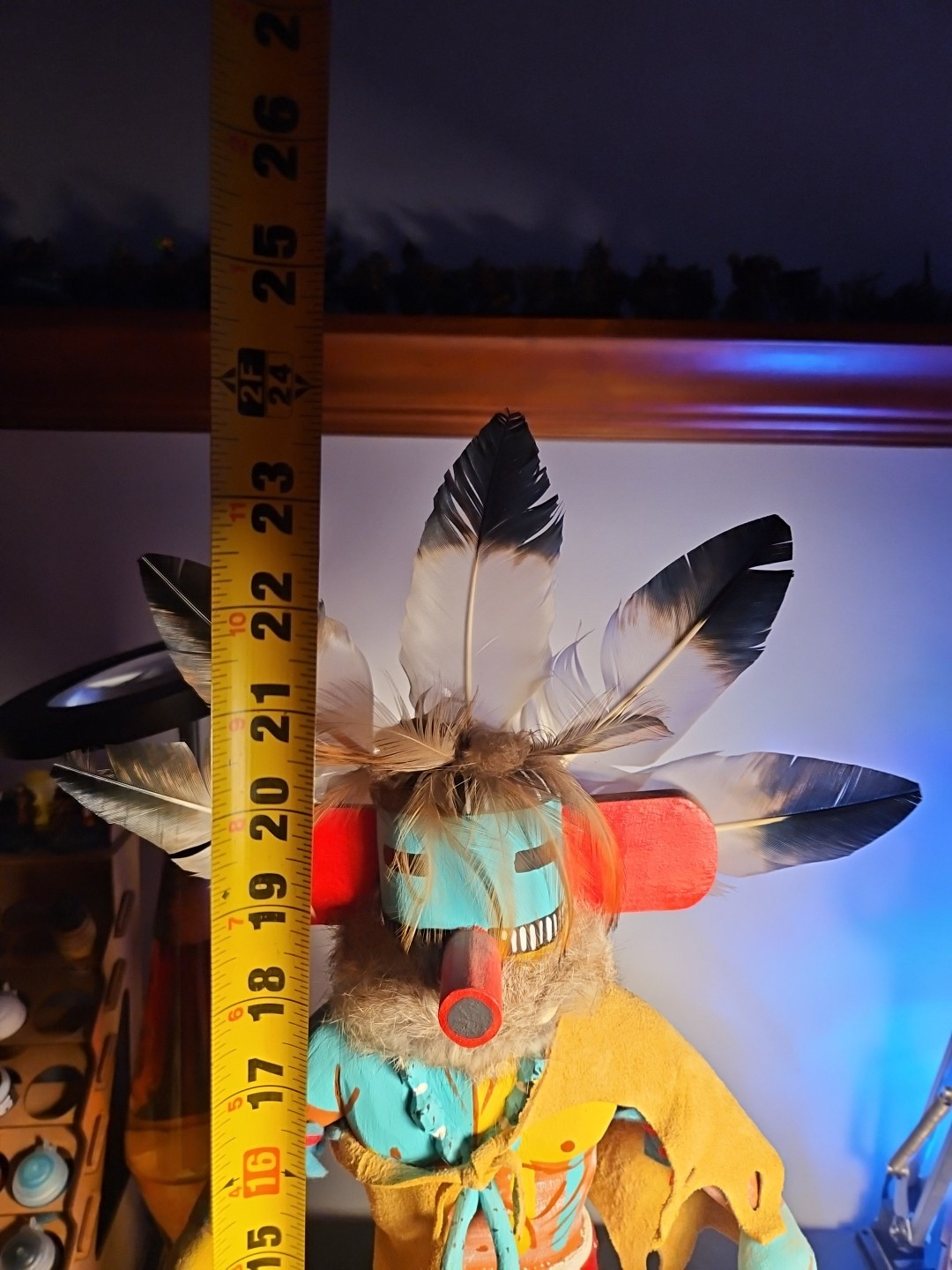 Hopi "Peeking Out Man" Kachina Doll
