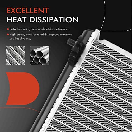 Engine Coolant Radiator Assembly Compatible with Lexus GS300 2006, GS350 2007