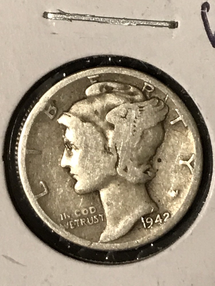 1942 Mercury Dime VG/G