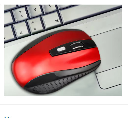 2.4GHz Wireless Optical Mouse Mice USB Receiver For PC Laptop Computer DPI Block