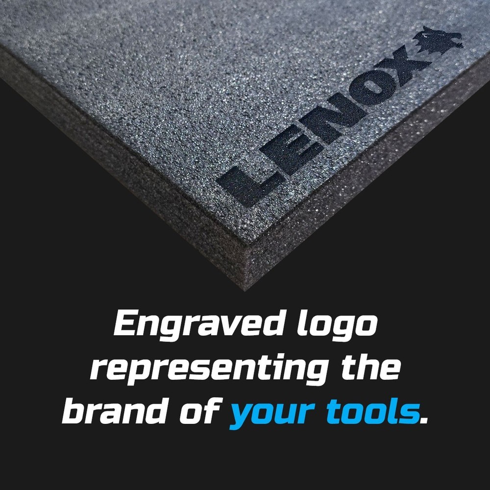 LENOX shadow foam tool tray insert storage organizer toolbox tool kit set