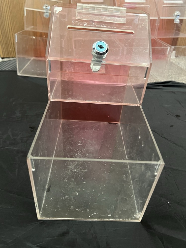 Acrylic Candy Donation Lock Box￼