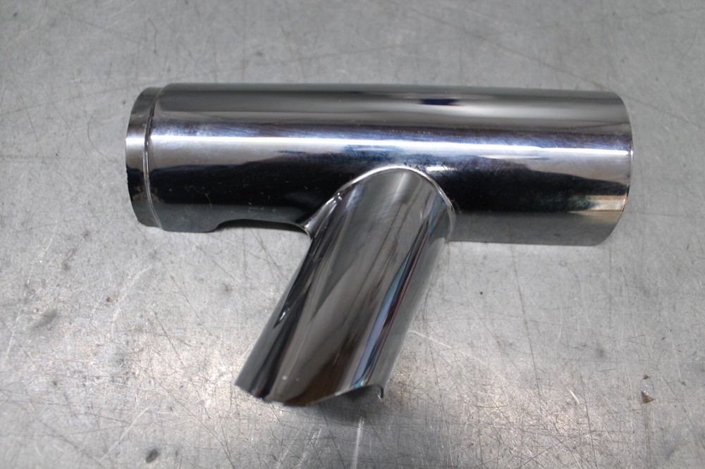2018 + Harley Davidson Softail Chrome T Junction Heatshields Mid Pipe Lower