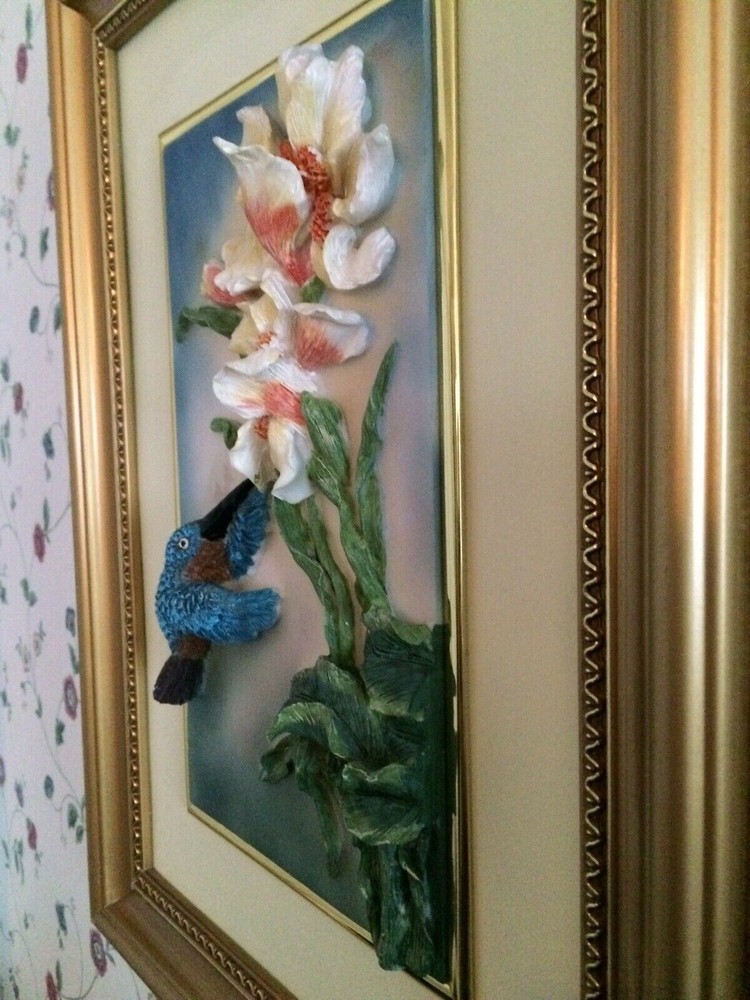 Two Handcrafted Three Dimensional Pictures 12 X16