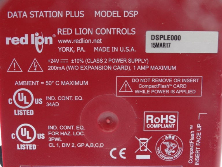 RED LION CONTROLS DSPLE000 Plc Module - Used