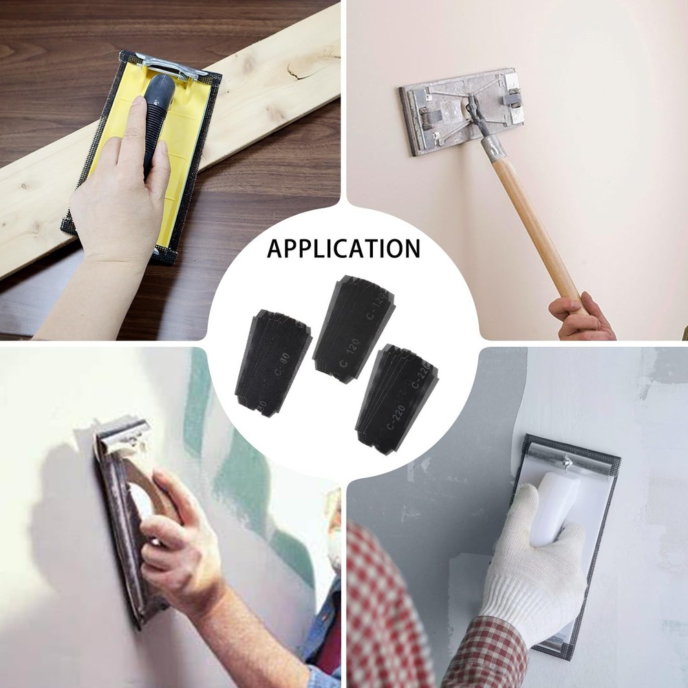 Drywall Sanding Screen Mesh Kit - 18pcs, Multiple Grits