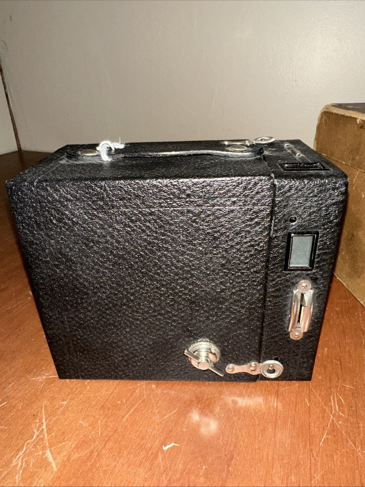 Antique Kodak Brownie Box Camera No 2A, Model B Original Box & Manual Untested