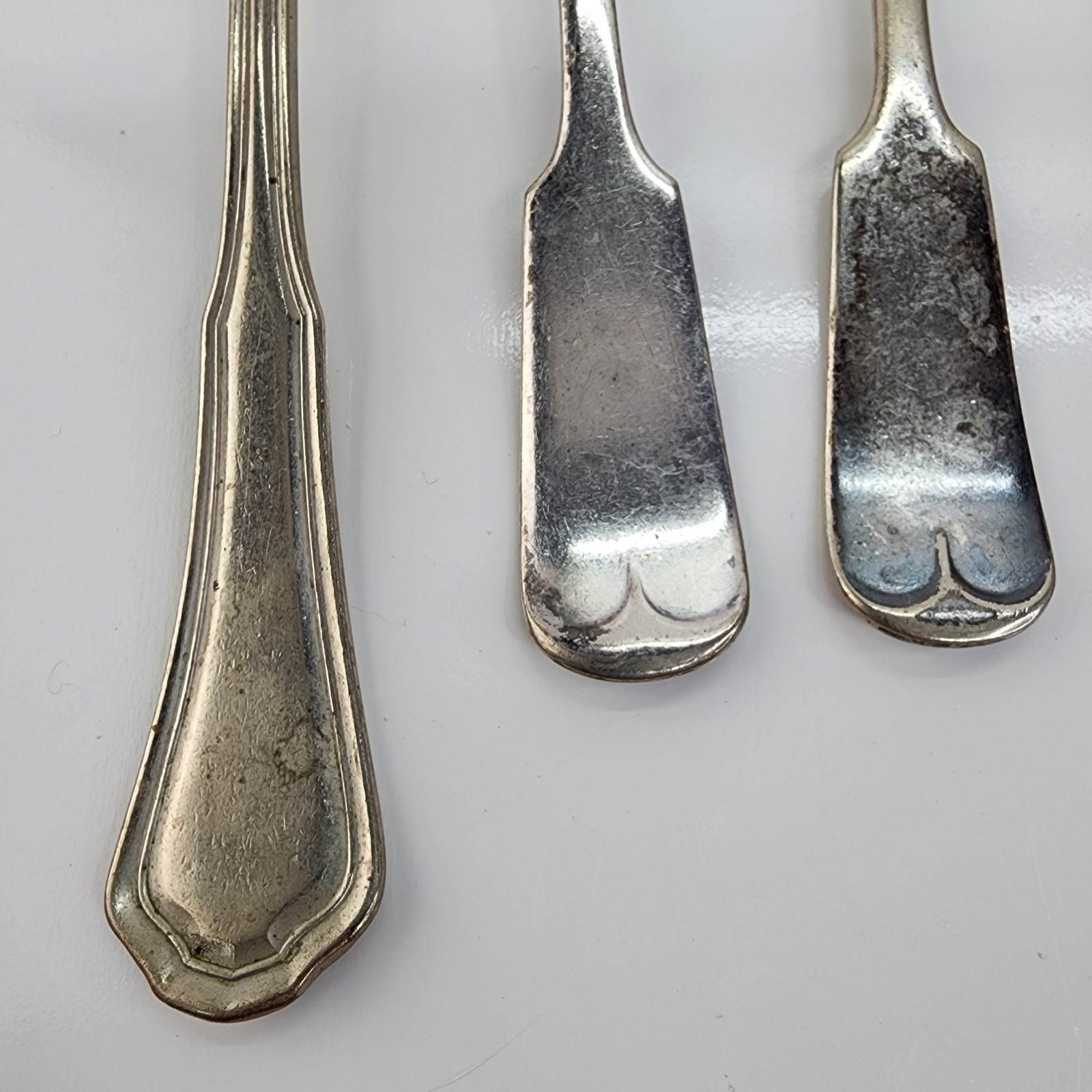 Lot 8 Vintage Silverplate Flatware Forks Spoons Mixed Patterns Craft ACME Rogers