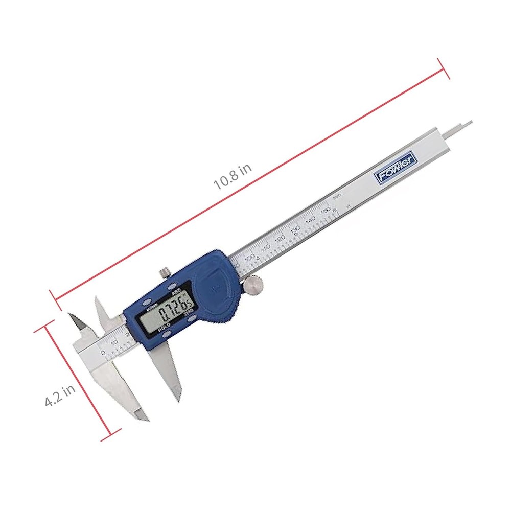 Xtra-Value Cal Digital Caliper With 0-6"/150MM Measuring Range,Blue