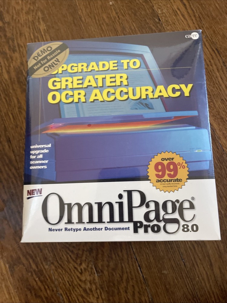 Vintage Caere OmniForm Pro 8.0- Sealed Box