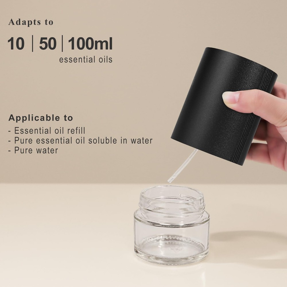 Essential Oil Diffuser, Waterless Scent Diffusers for Home, 100ml Capacity At...