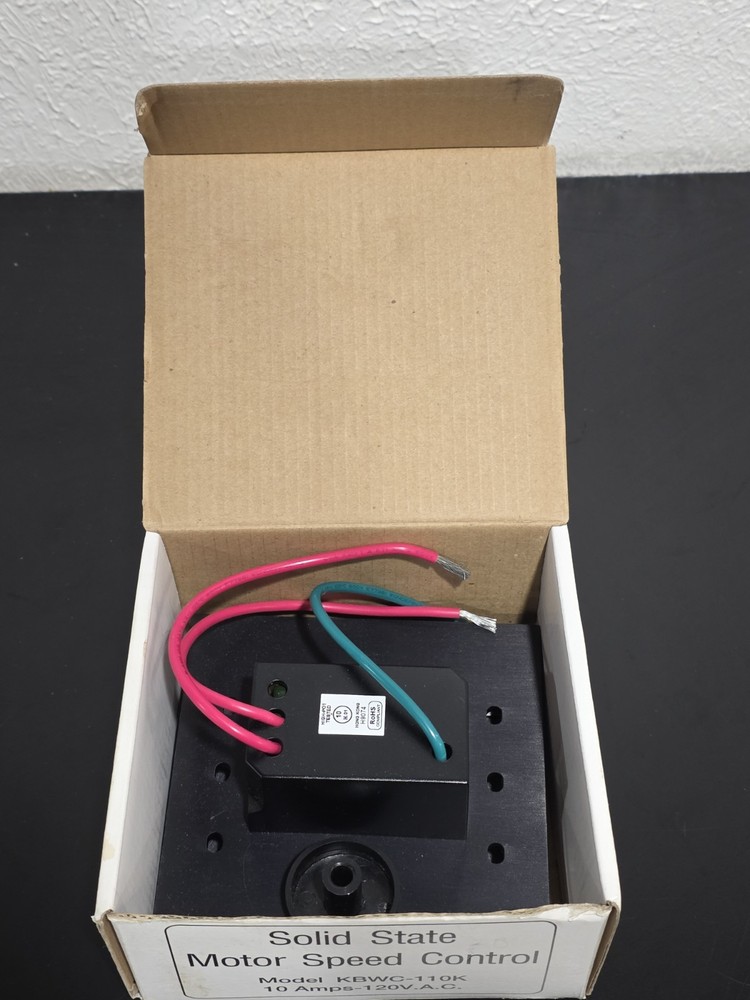 SOLID STATE MOTOR SPEED CONTROL # KBWC-110K 10 Amp 120V A.C.