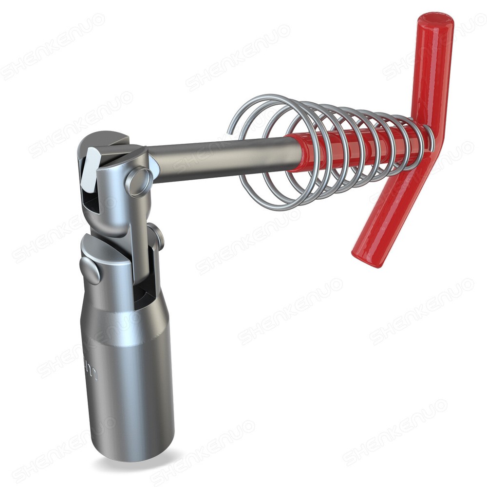 Spark Plug Removal Tool 16mm T-Bar T-Handle Flexible Spanner Socket Wrench Tool
