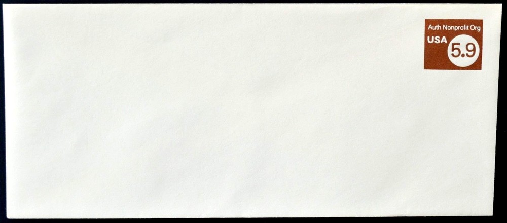 1982 US Sc. #U591 stamped envelope mint entire, excellent condition