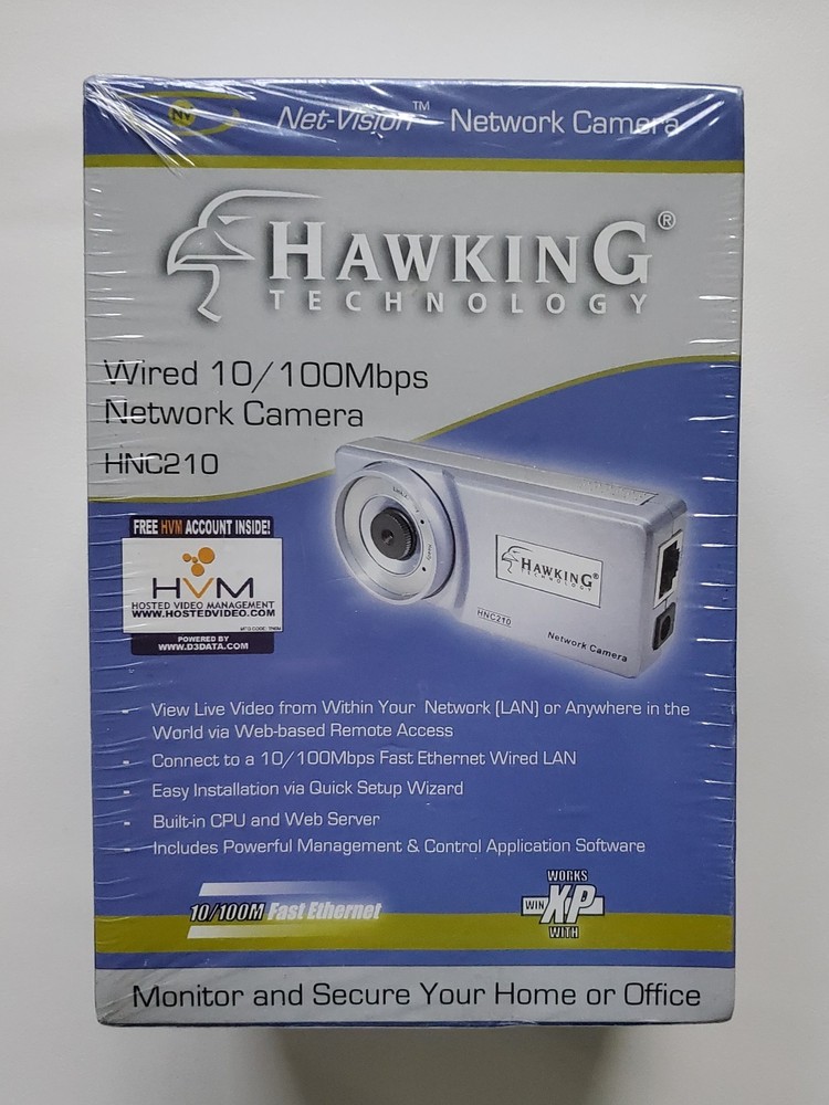 🛰️ Hawking Technology Net-Vision HNC210 Wired 10/100Mbps Network Camera – Brand