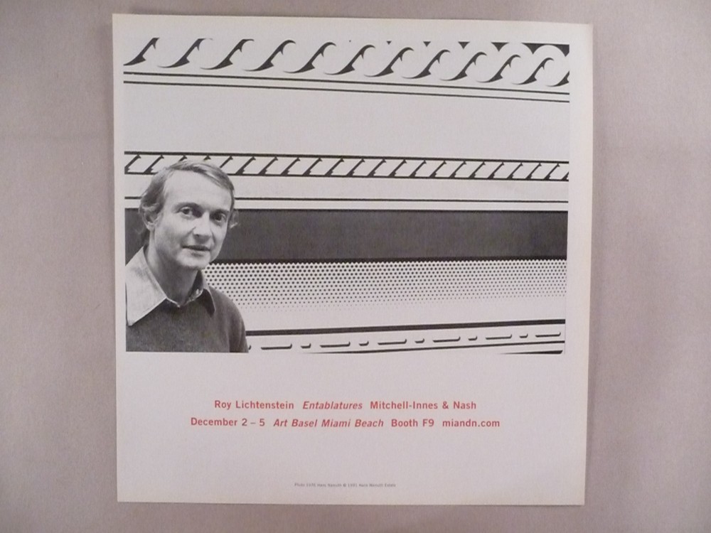 Roy Lichtenstein MAGAZINE AD - 2004