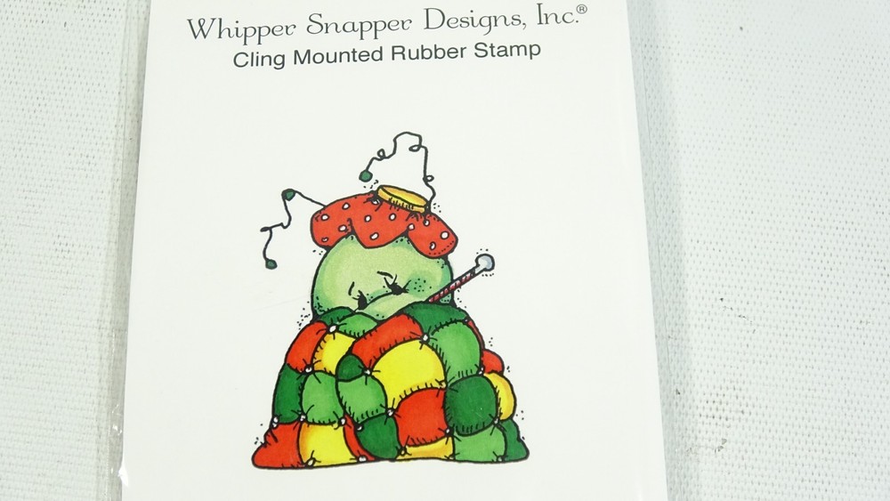 Whipper Snapper Designs Rubber Stamp Sick Bug CY818