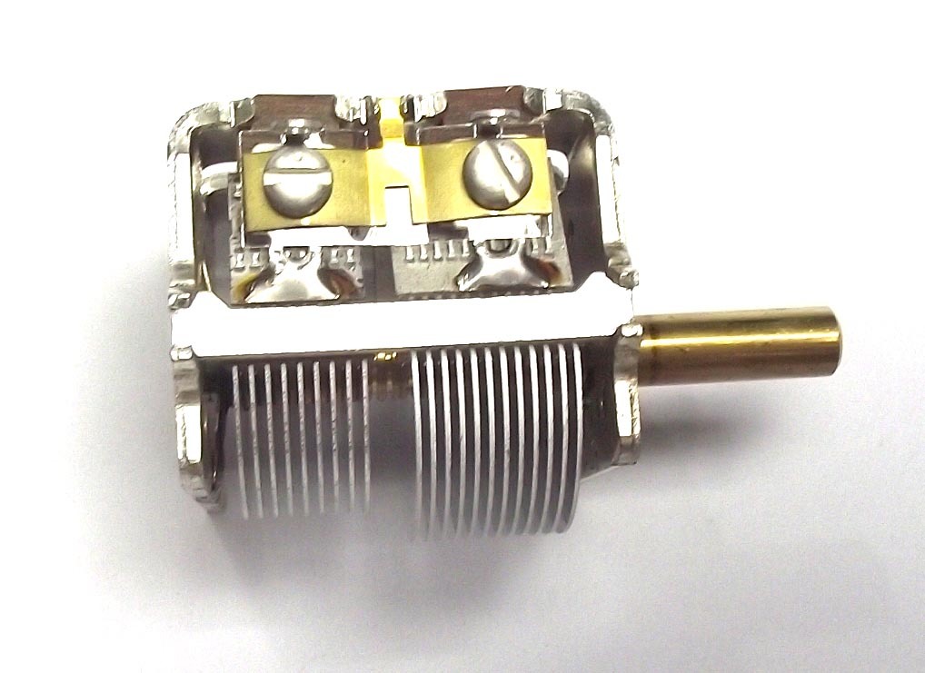 Air Variable Capacitor ALPS JAPAN 2 Gang 25 - 450pf Electronic Project DIY KIT