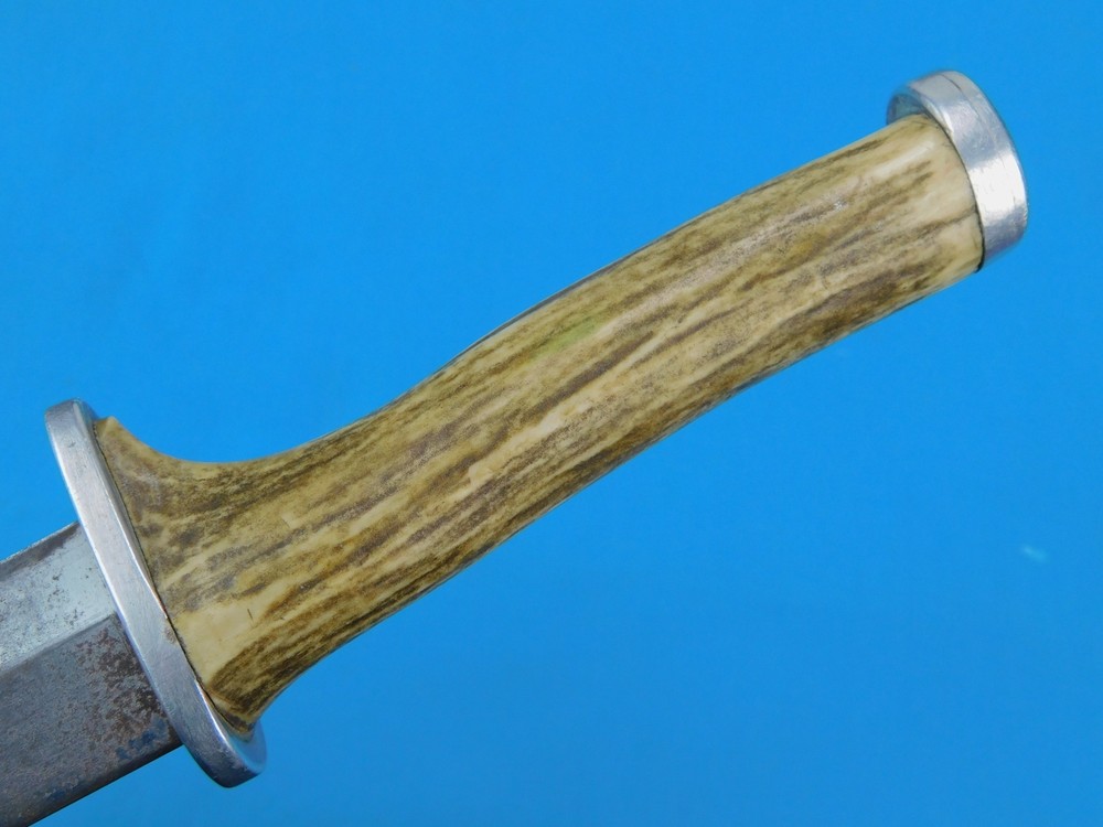 Vintage Old US Custom Made Handmade Knife w/ Sheath