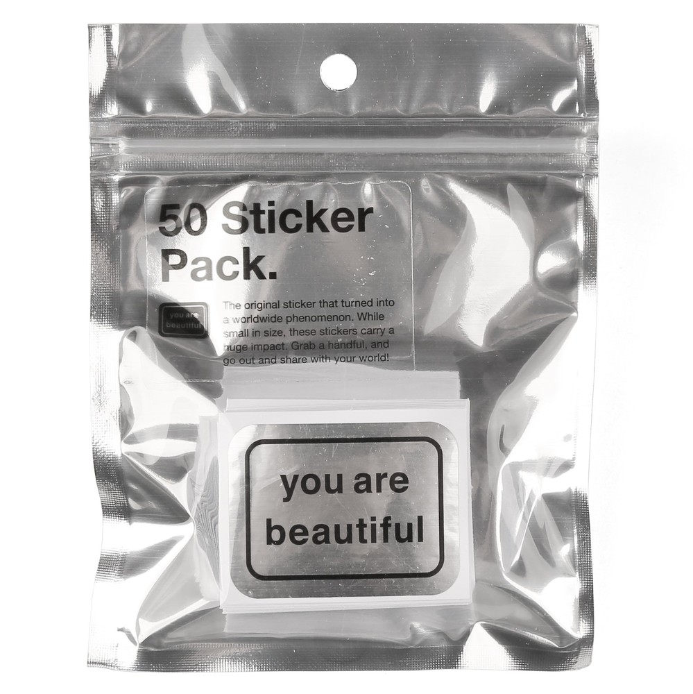You Are Beautiful Stickers - 50 Pack