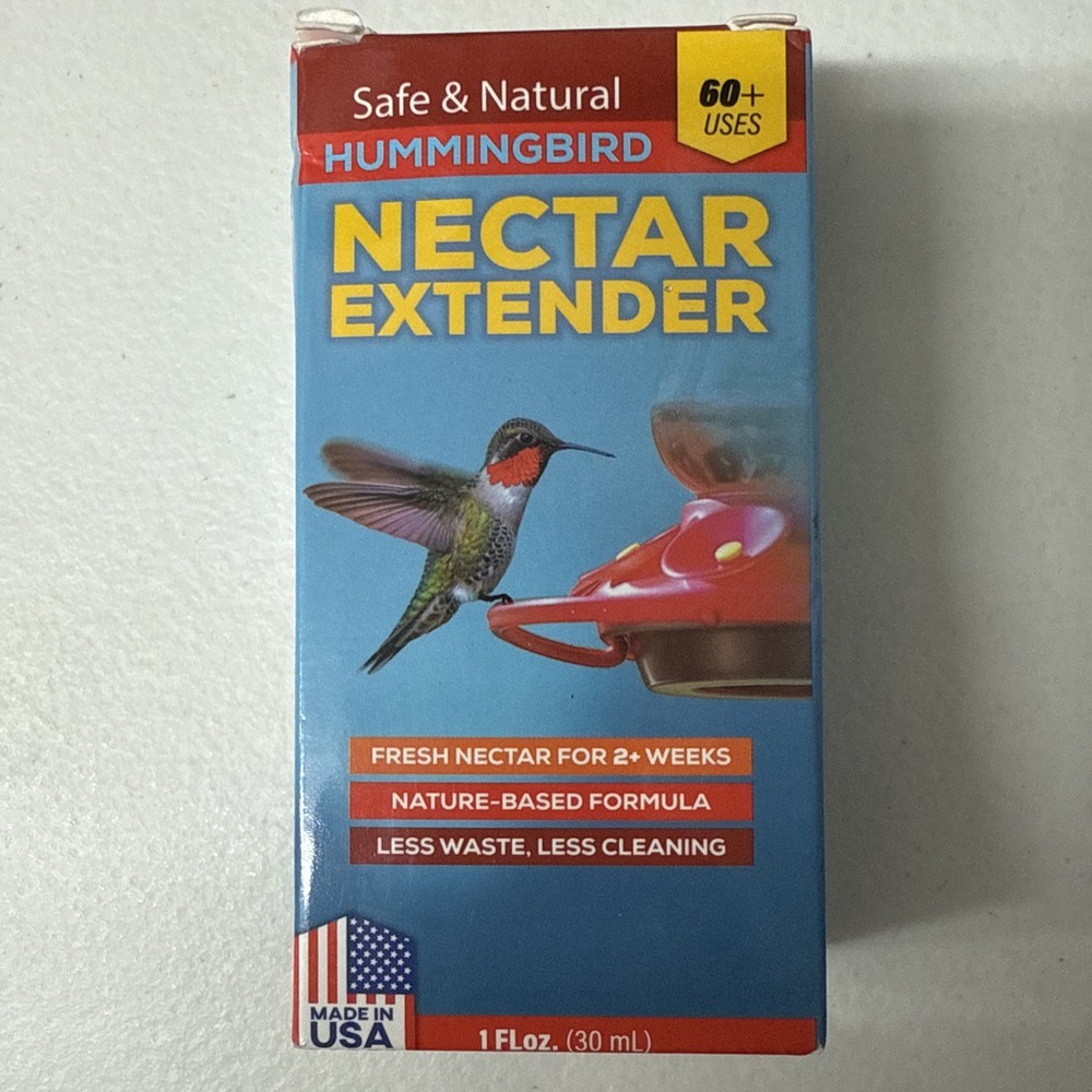 Hummingbird Nectar Extender - Keeps Nectar Fresh for 2+ Weeks, 60+ Uses, Made...