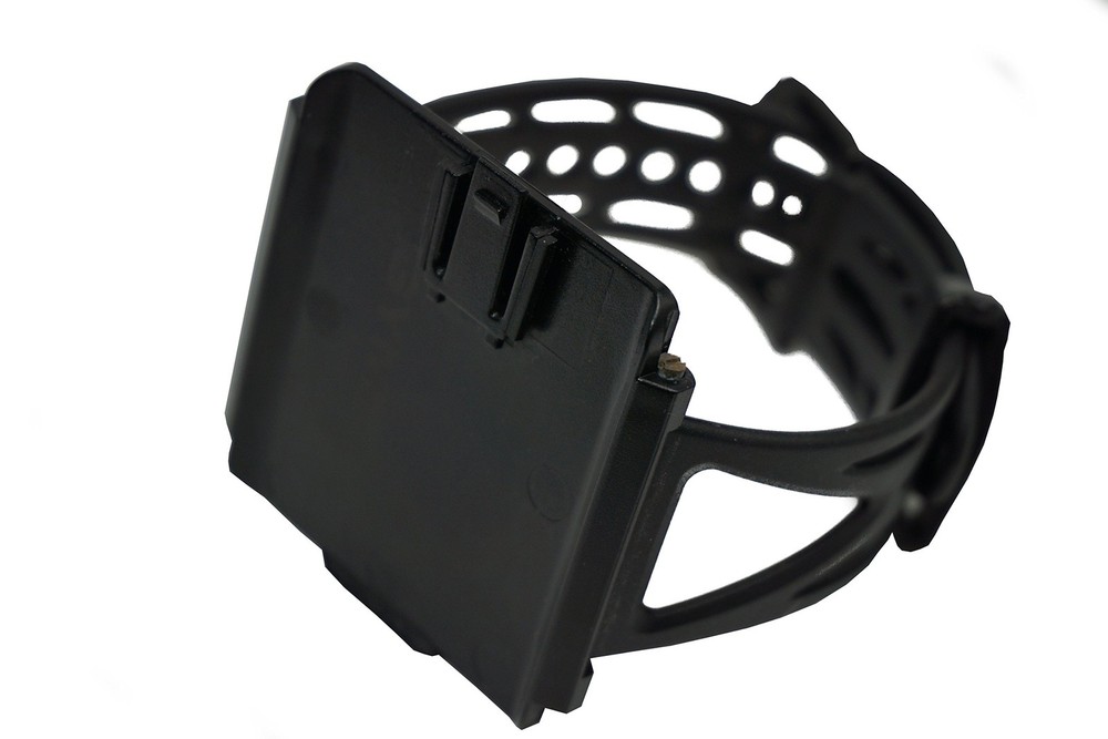 Gymboss Charge Interval Timer and Stopwatch & Watchstrap - Bundle Black / Red