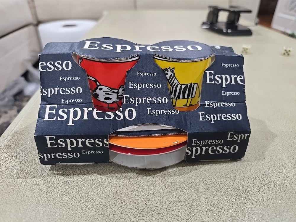Two Espresso coffee pairs