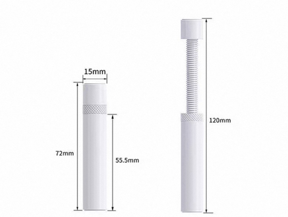 gpu bracket support 72 -120mm Magnets Bottom, White Color