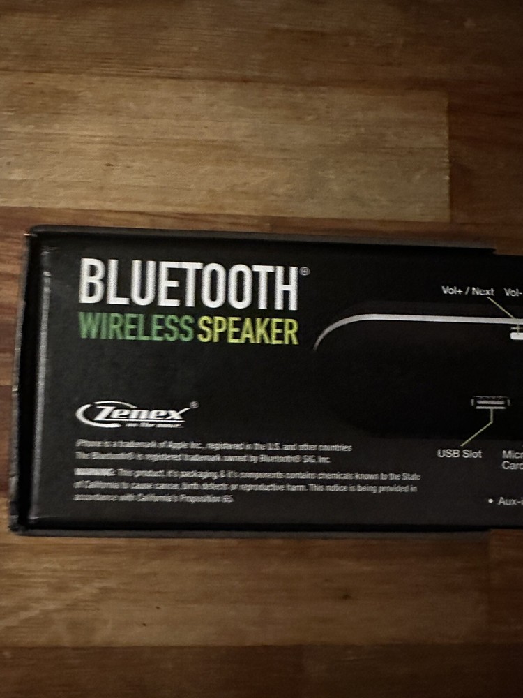 Zenex Bluetooth LED Wireless Capsule Speaker