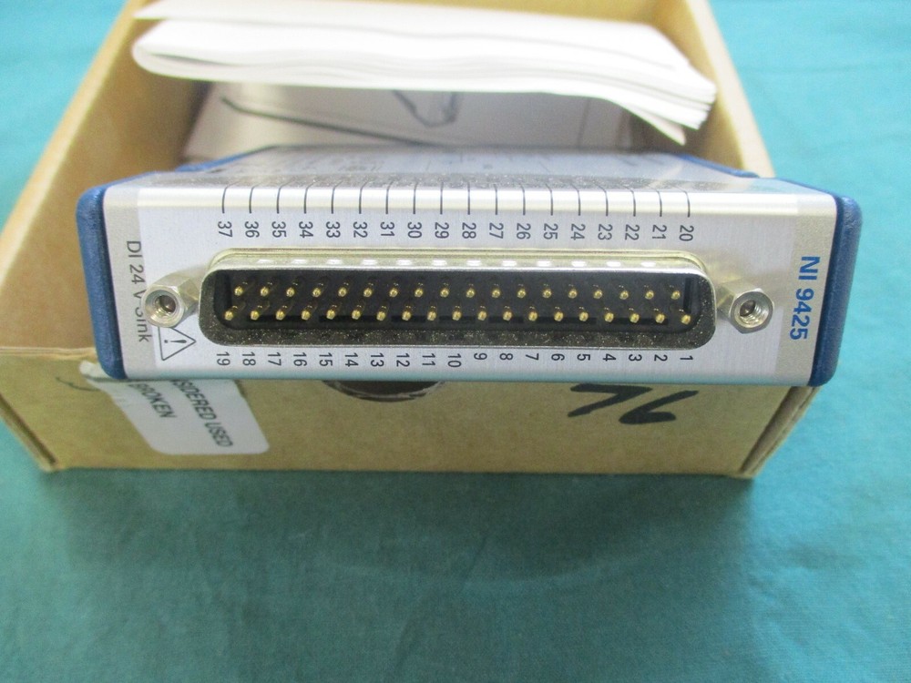 NATIONAL INSTRUMENTS 9425 - 32 CHANNEL 24 V, 7 US, SINKING DIGITAL MODULE