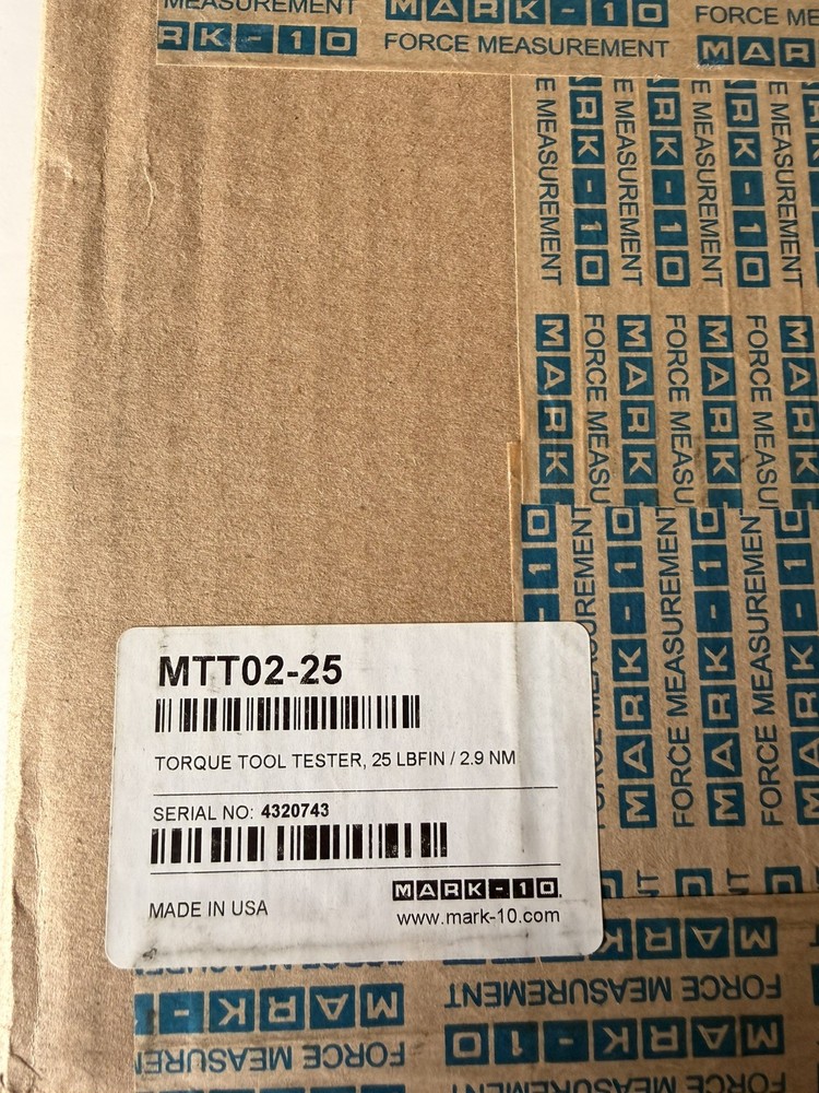 Mark-10 MTT02-25 Torque Tool Tester
