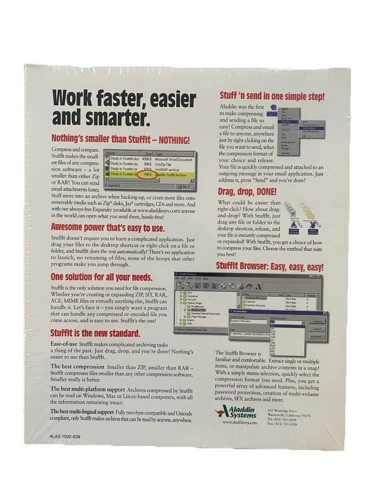 Stuffit by Aladdin Systems (CS46)