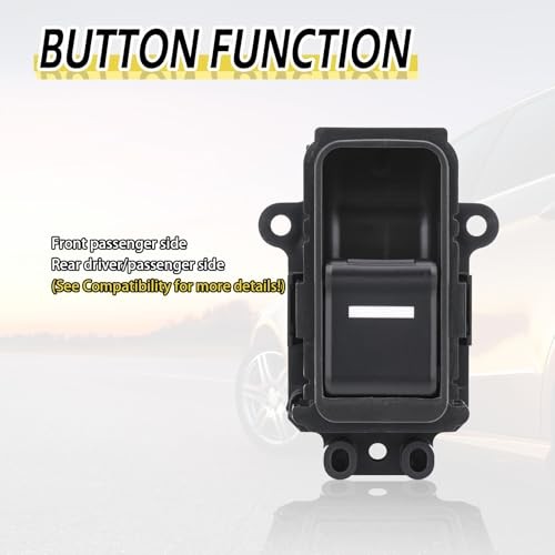 Passenger Side Power Window Switch Control Button Compatible with Honda Accord