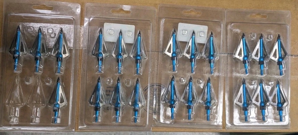 22  100 Grain Broadheads For Compound Bows New