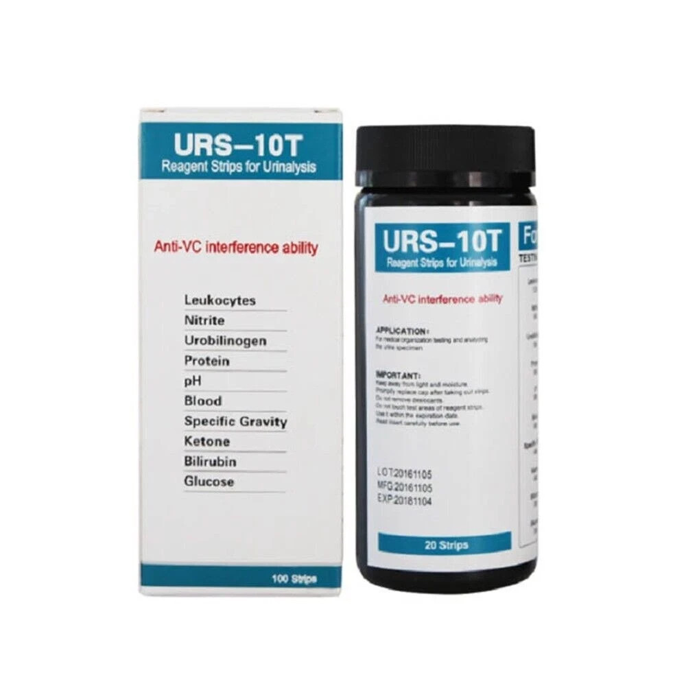 Urine Dipstick 10 Parameter Urinalysis Reagent Test Strips