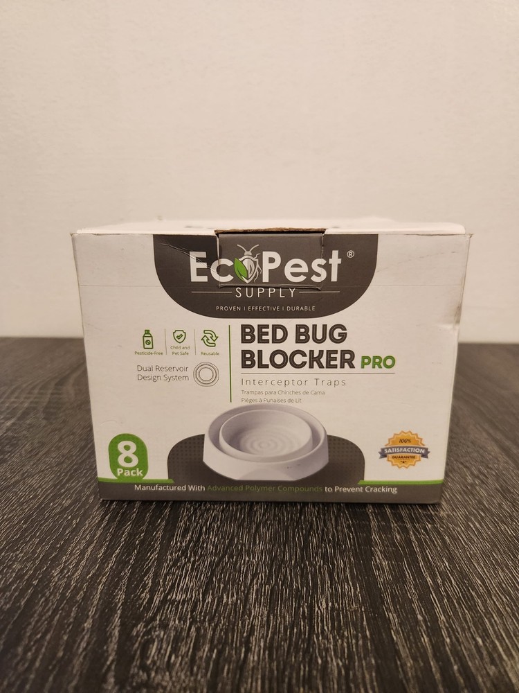 NEW Sealed ECOPEST Supply Bed Bug Blocker 8 Pack