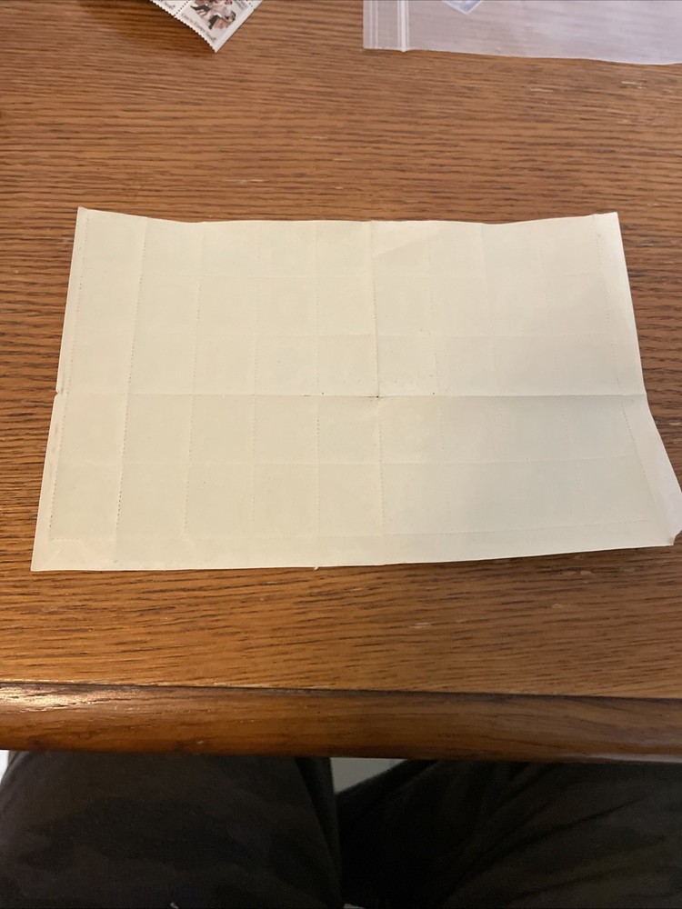 1981 Hygrade USA Stamp Sheet Famous Americans in History