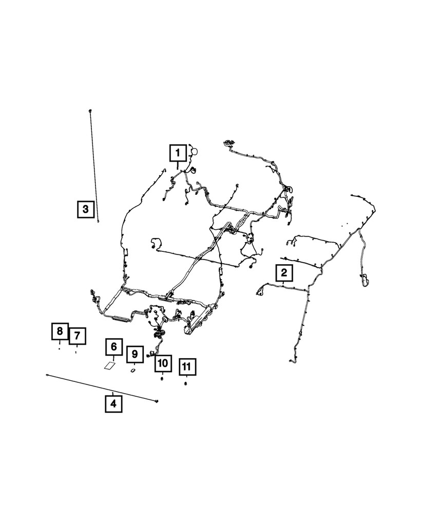 Genuine Mopar Jumper Cable 68164023AB