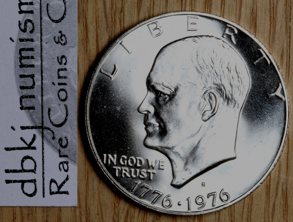 1976 S Silver Eisenhower Ike $1 Dollar Bicentennial - 40% Silver - Uncirculated