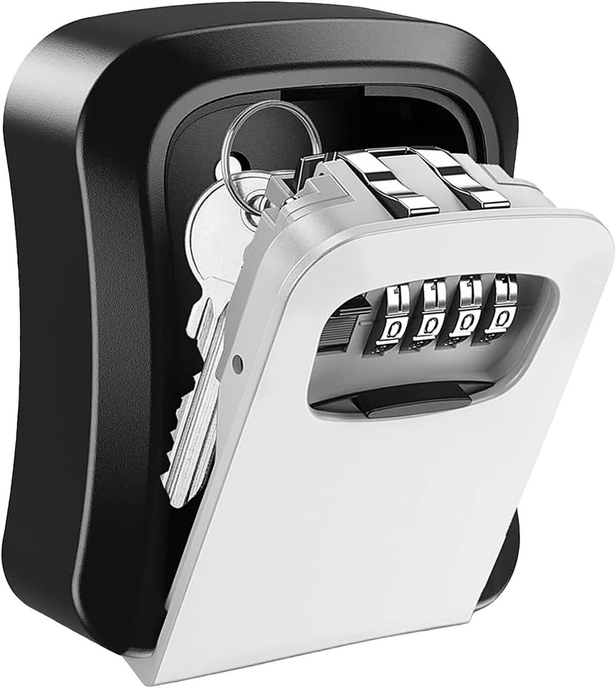 Resettable 4-Digit Combination Lock Key Safe