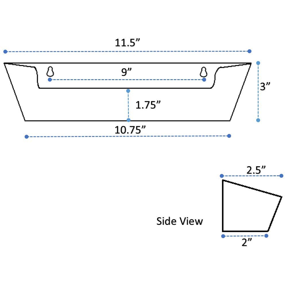 Sink Front Tipout Tray 113/4 Tray Only Wh