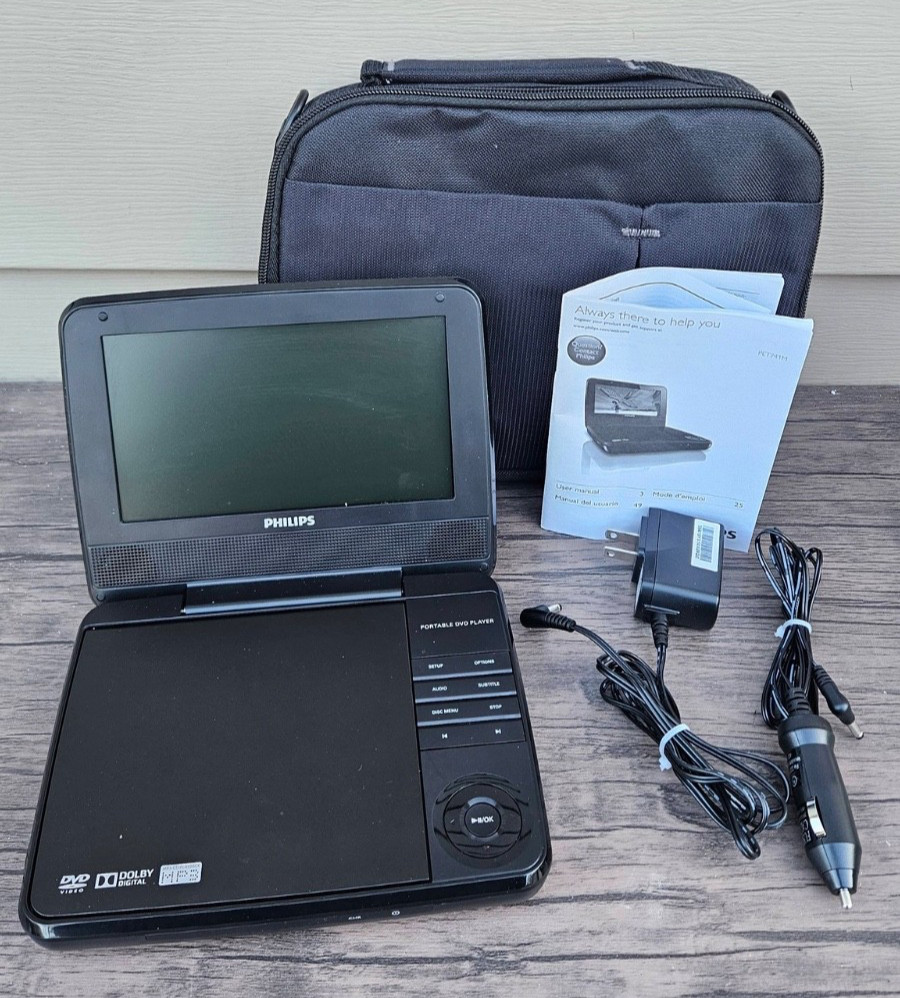 Philips PET741-RB DVD/CD Player READ DESCRIPTION R5